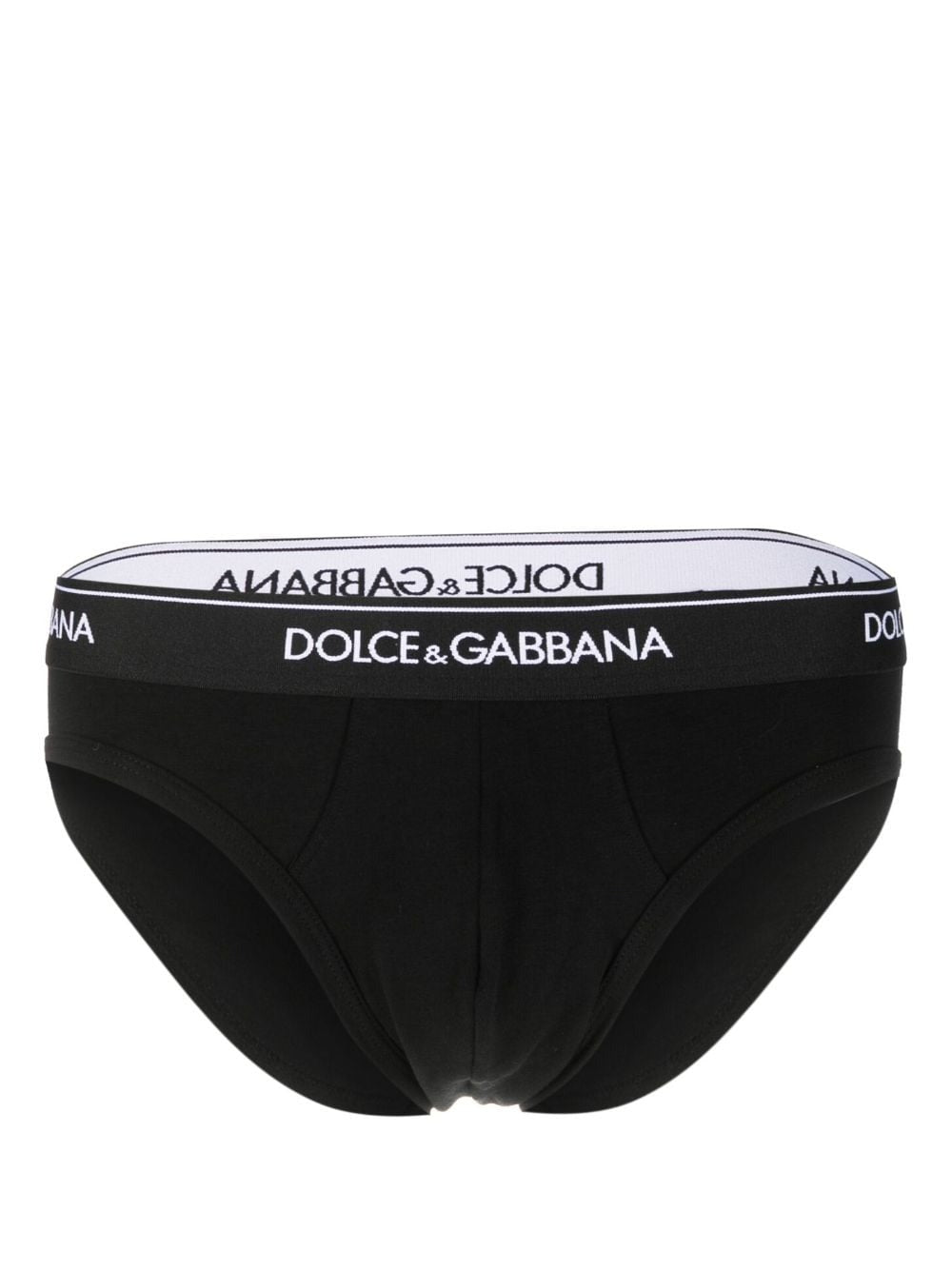 Dolce & Gabbana Men Two-Pack Of Stretch Cotton Mid-Rise Briefs DOLCE & GABBANA