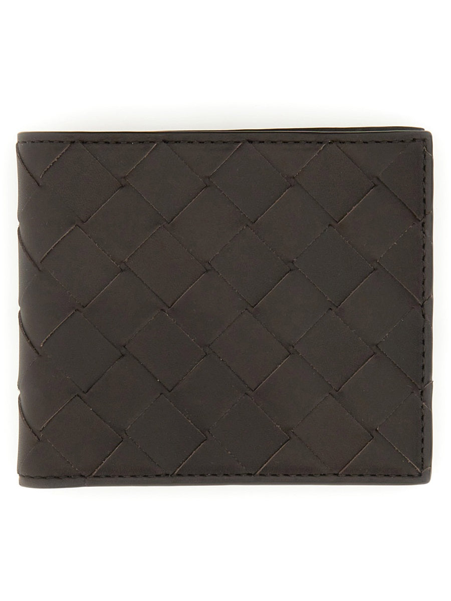 Bottega Veneta Men Portafoglio Bi-Fold Con Motivo Intrecciato BOTTEGA VENETA
