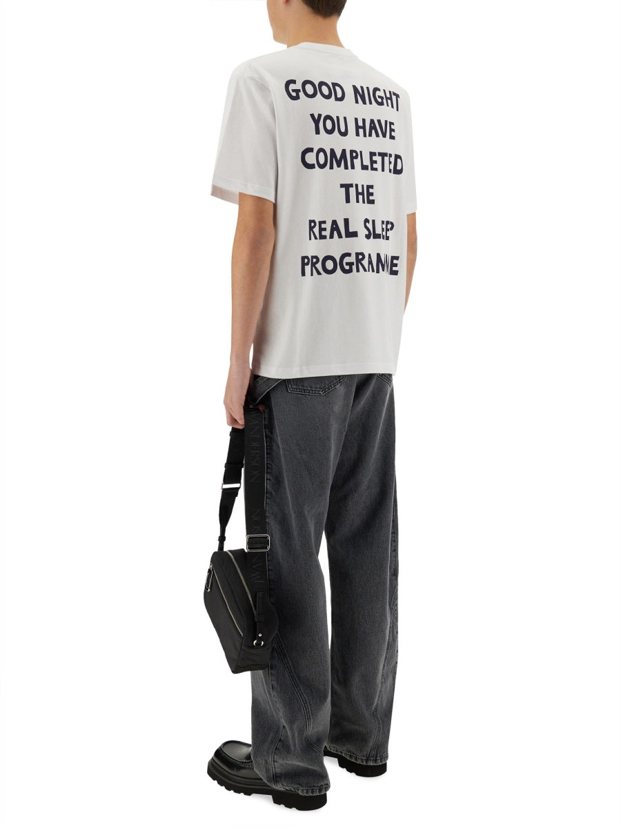 Jw Anderson Men T-Shirt With Logo J.W. ANDERSON