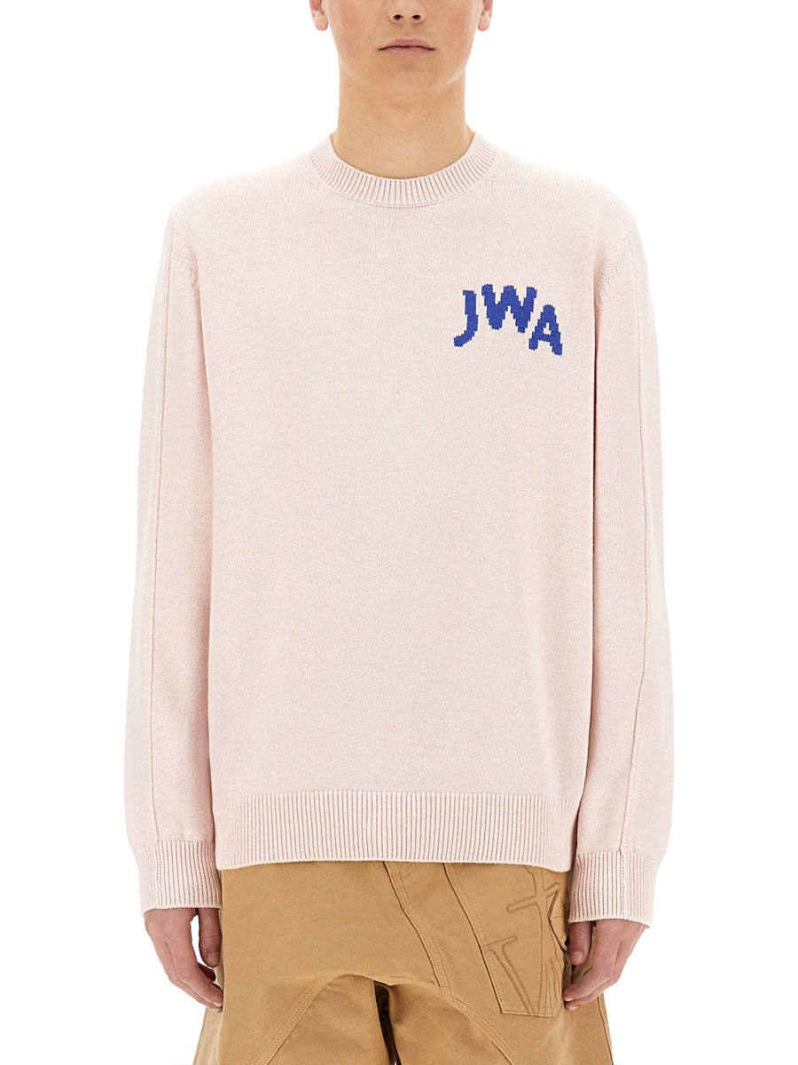 Jw Anderson Men Jersey With Logo J.W. ANDERSON