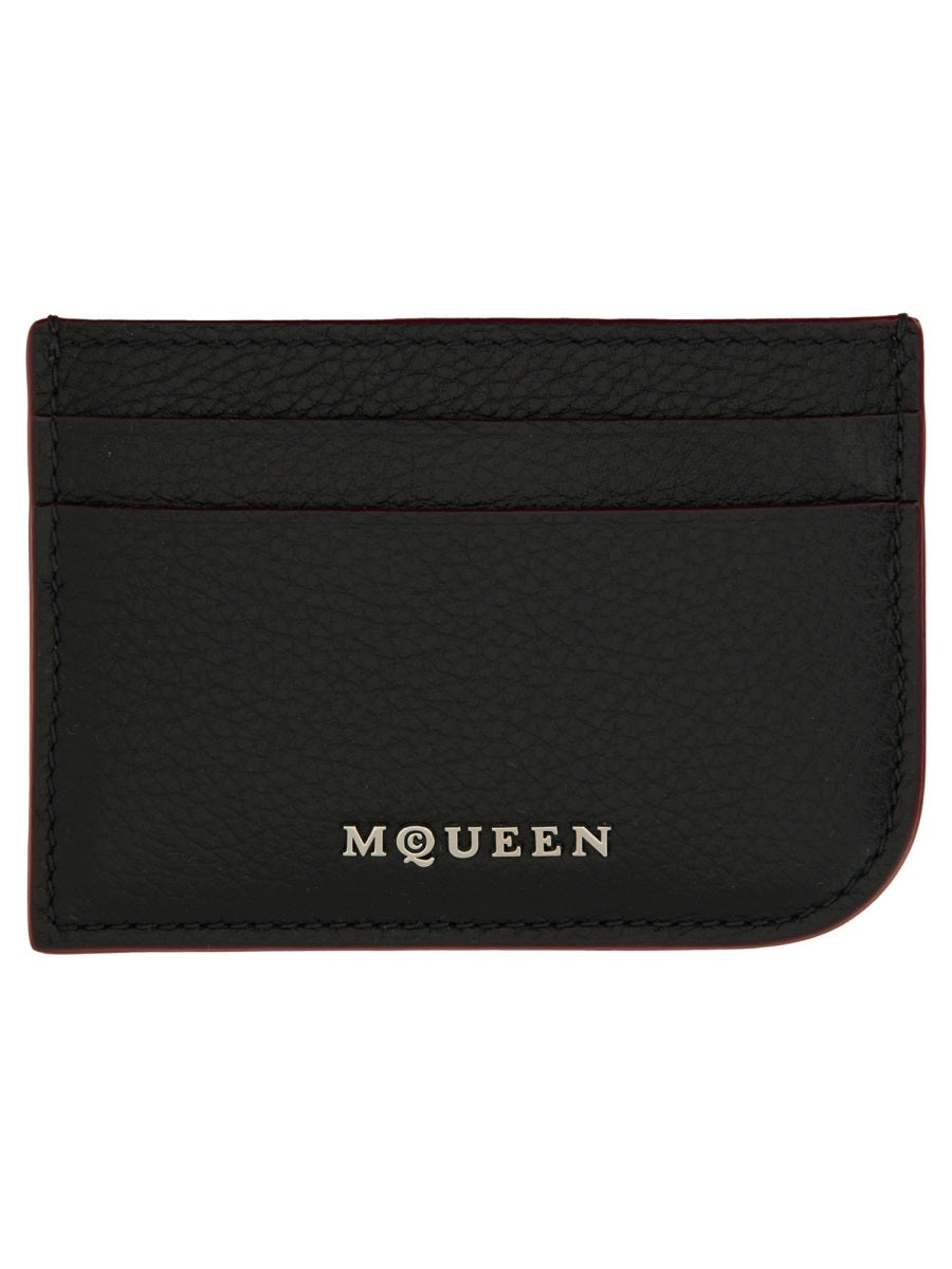Alexander Mcqueen Women Leather Card Holder ALEXANDER MCQUEEN