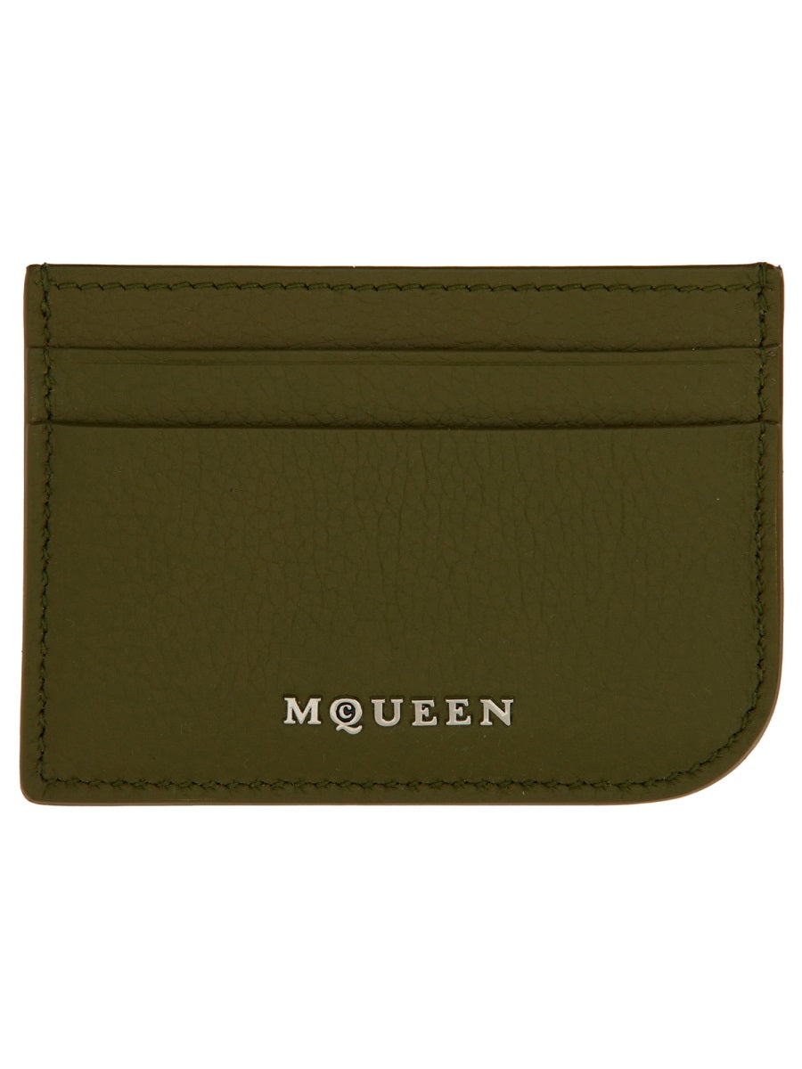 Alexander Mcqueen Women Leather Card Holder ALEXANDER MCQUEEN
