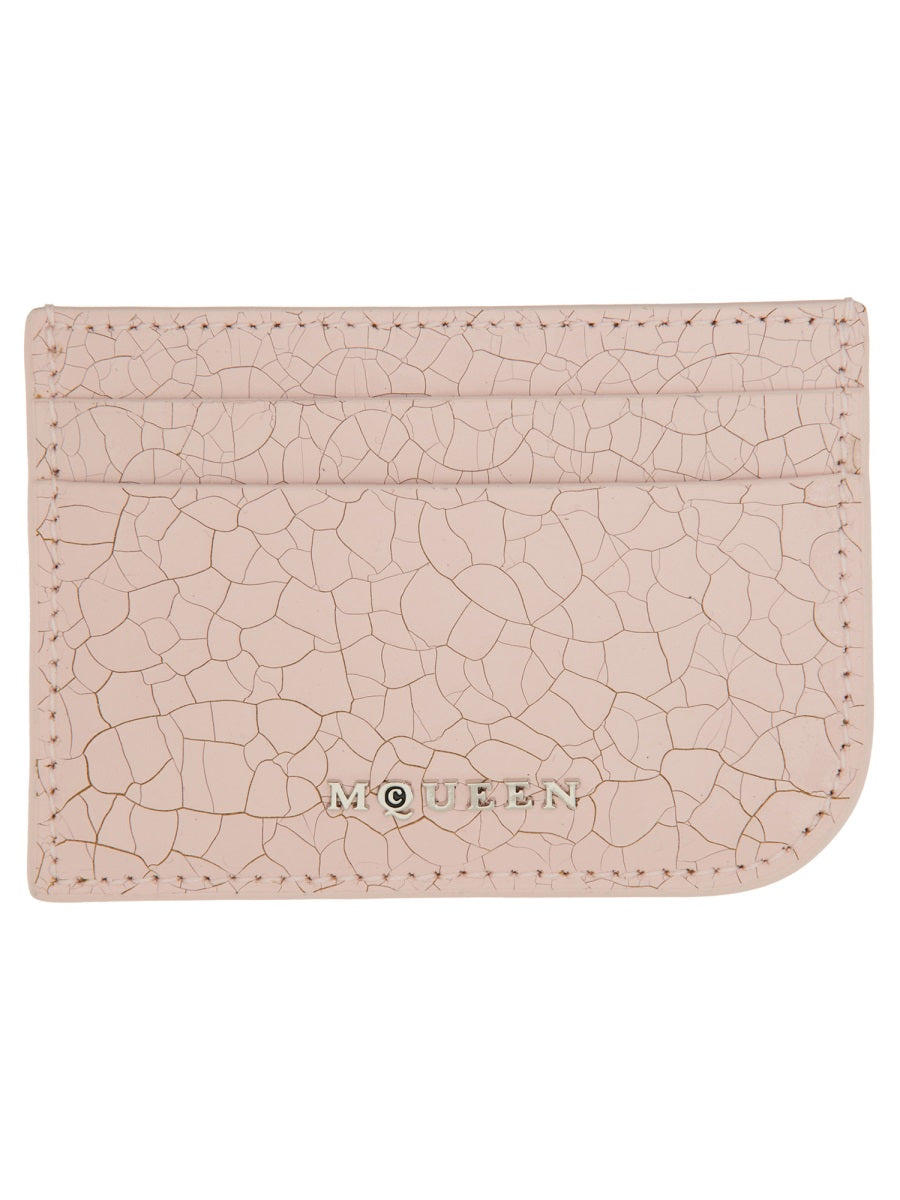 Alexander Mcqueen Women Leather Card Holder ALEXANDER MCQUEEN