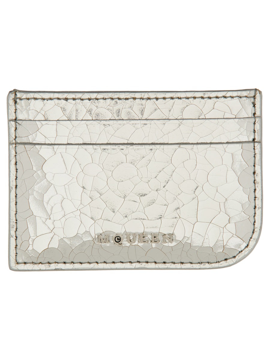 Alexander Mcqueen Women Leather Card Holder ALEXANDER MCQUEEN