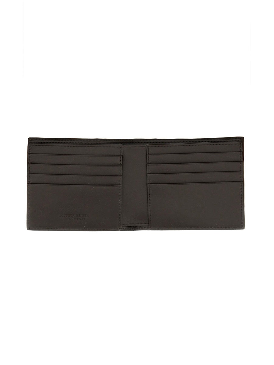 Bottega Veneta Men Portafoglio Bi-Fold Con Motivo Intrecciato BOTTEGA VENETA