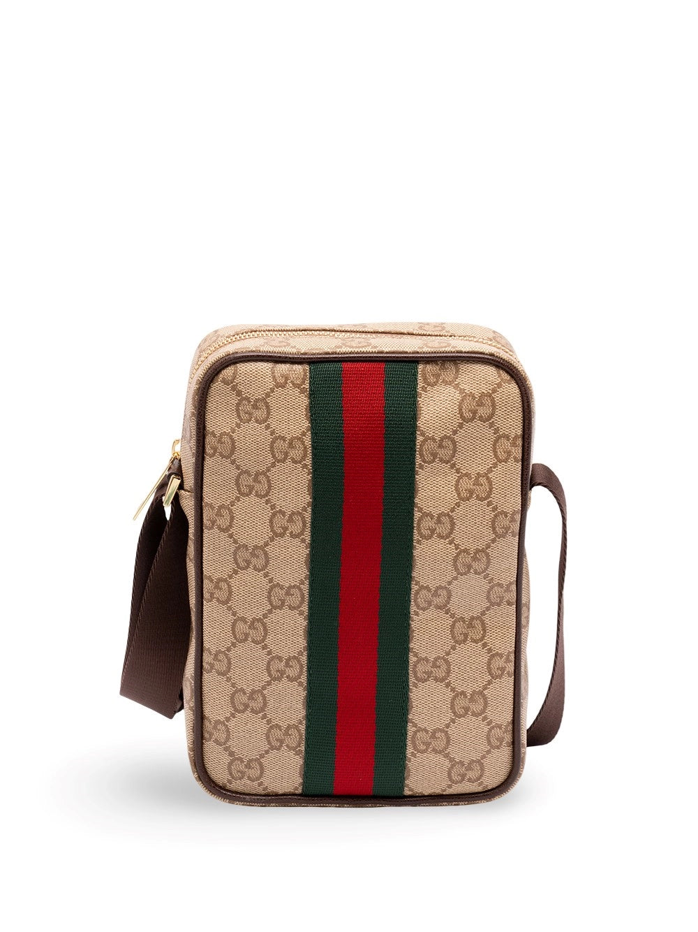 Gucci Men `Gg Coated Web` Crossbody Bag GUCCI