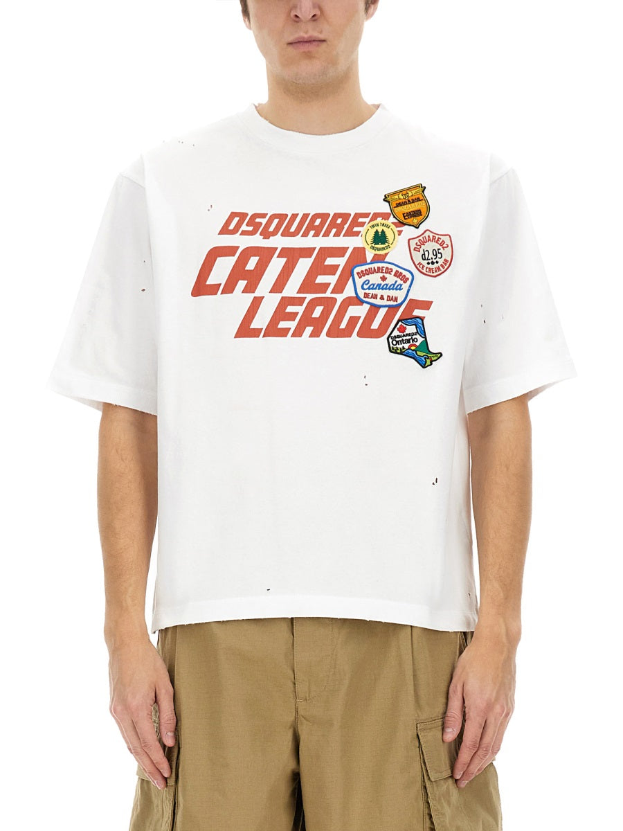 Dsquared Men T-Shirt With Print DSQUARED2