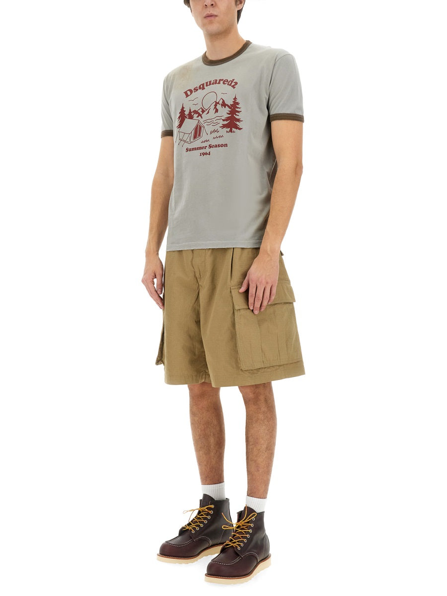 Dsquared Men T-Shirt With Print DSQUARED2