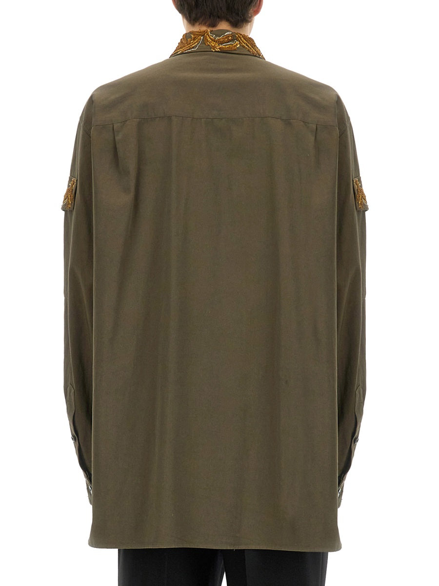 Dries Van Noten Men Shirt With Embroidery DRIES VAN NOTEN