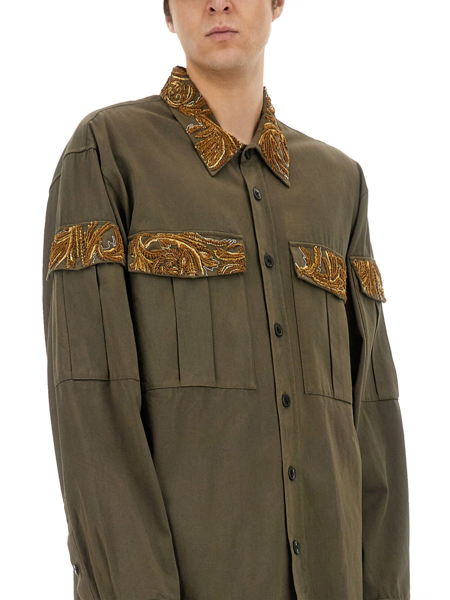 Dries Van Noten Men Shirt With Embroidery DRIES VAN NOTEN