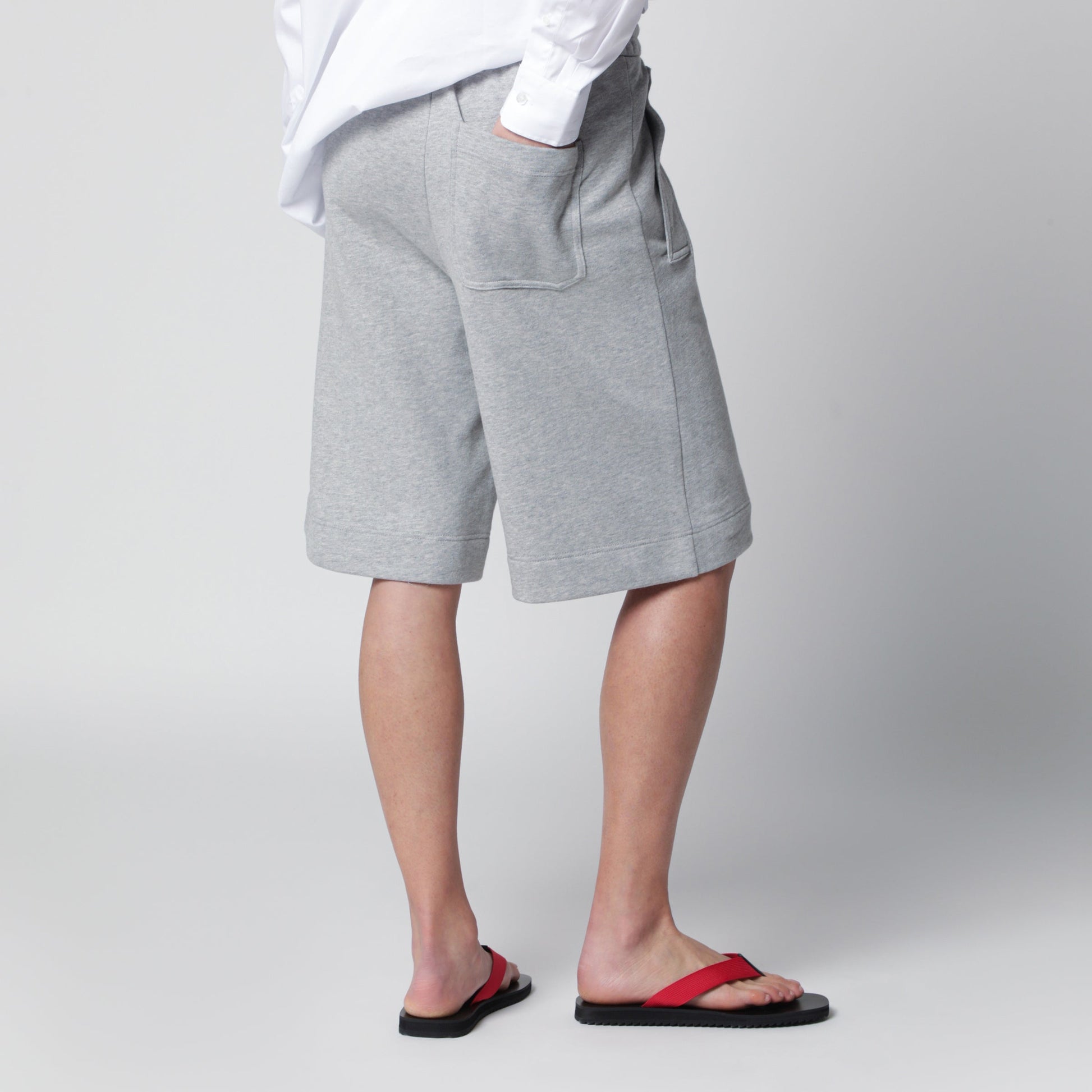 Dries Van Noten Grey Cotton Shorts Women DRIES VAN NOTEN