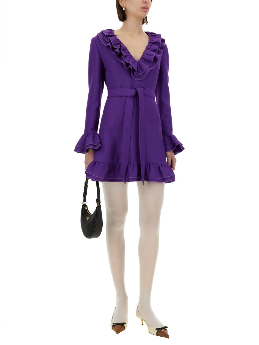 Valentino Women Crepe Couture Short Dress VALENTINO