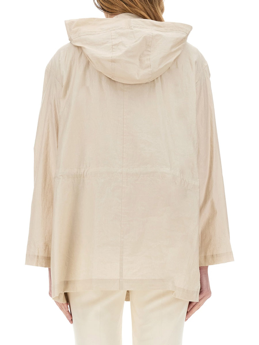 Fay Women Linen And Cotton Canvas Parka FAY