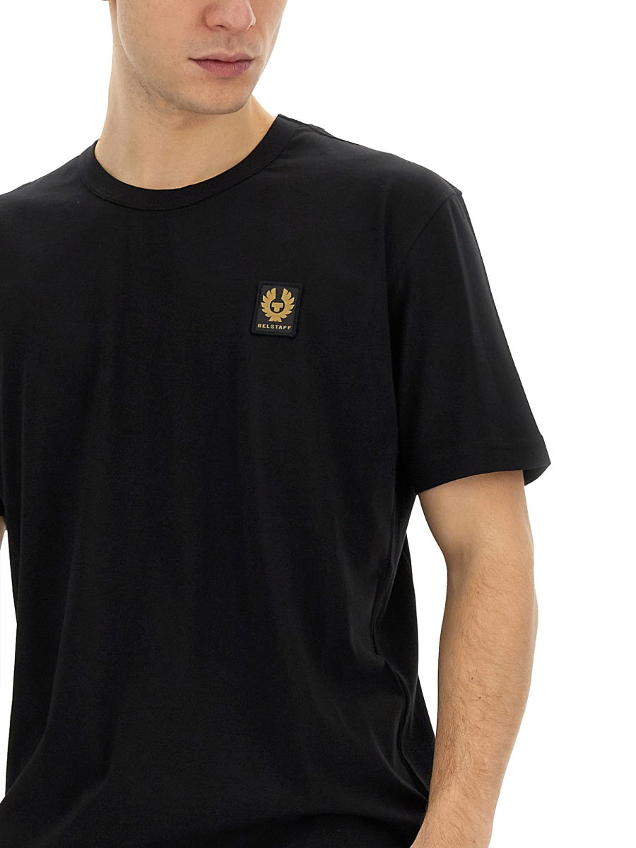 Belstaff Men T-Shirt With Logo Patch
