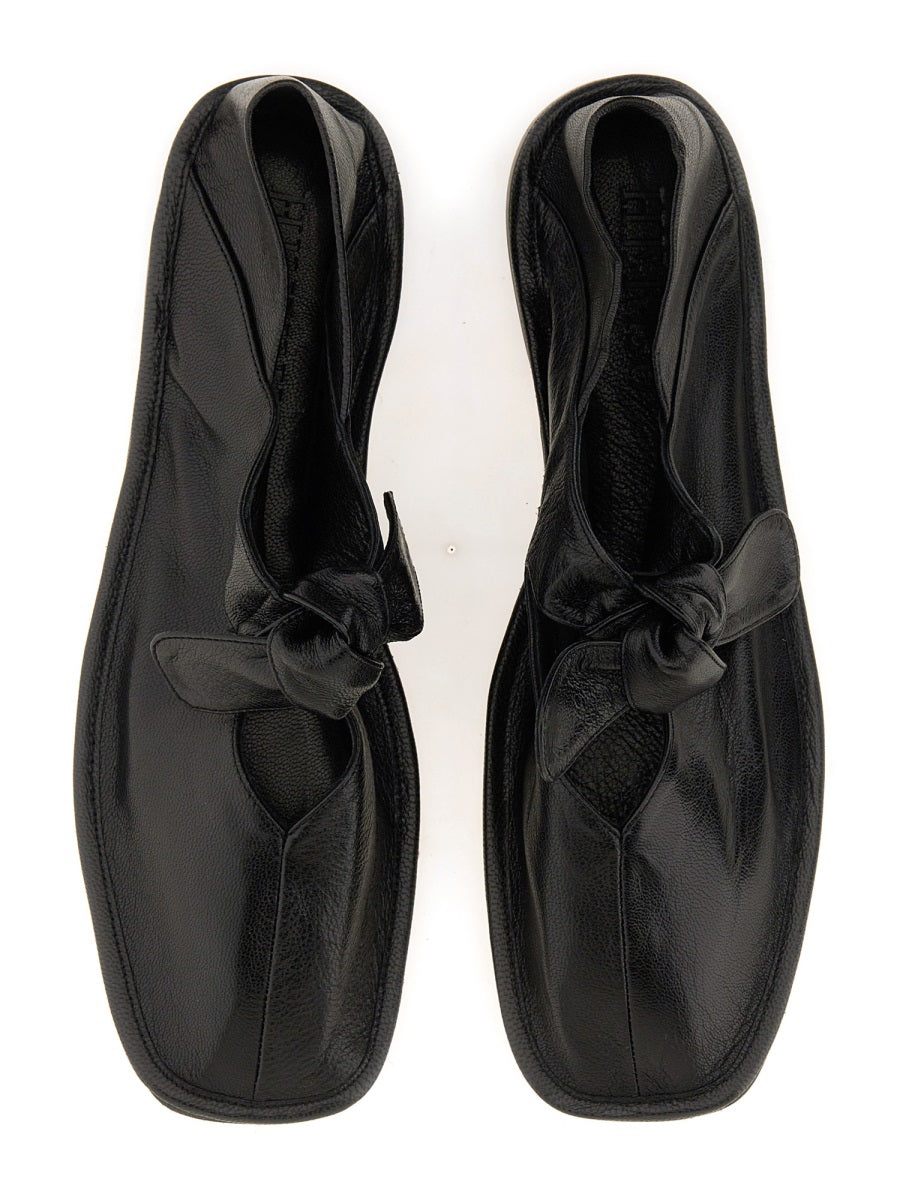 Hereu Women Ballerina In Pelle HEREU