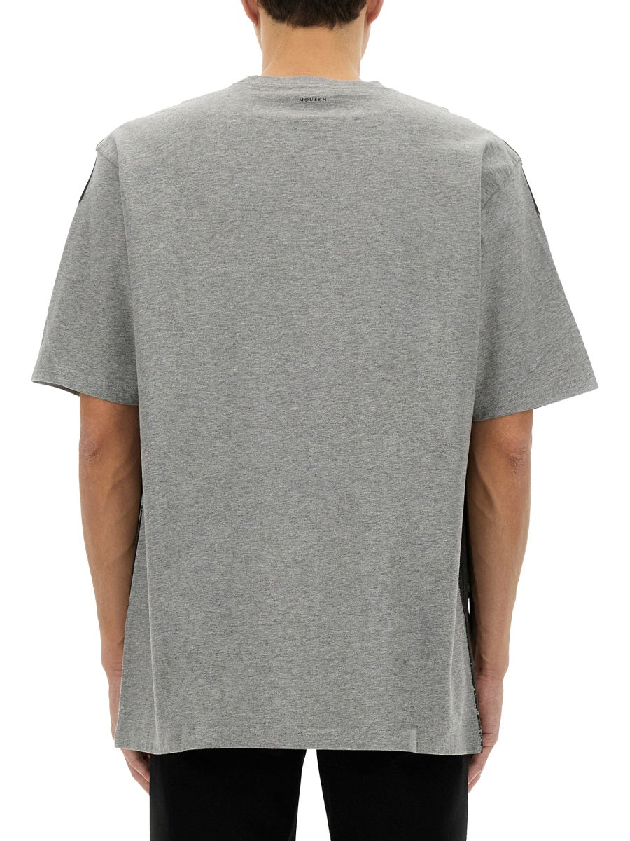 Alexander Mcqueen Men Skull Print T-Shirt ALEXANDER MCQUEEN