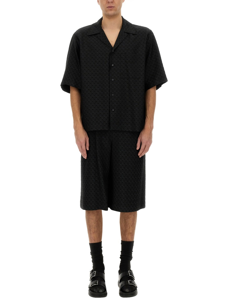 Alexander Mcqueen Men Skull Jacquard Pattern Shorts ALEXANDER MCQUEEN