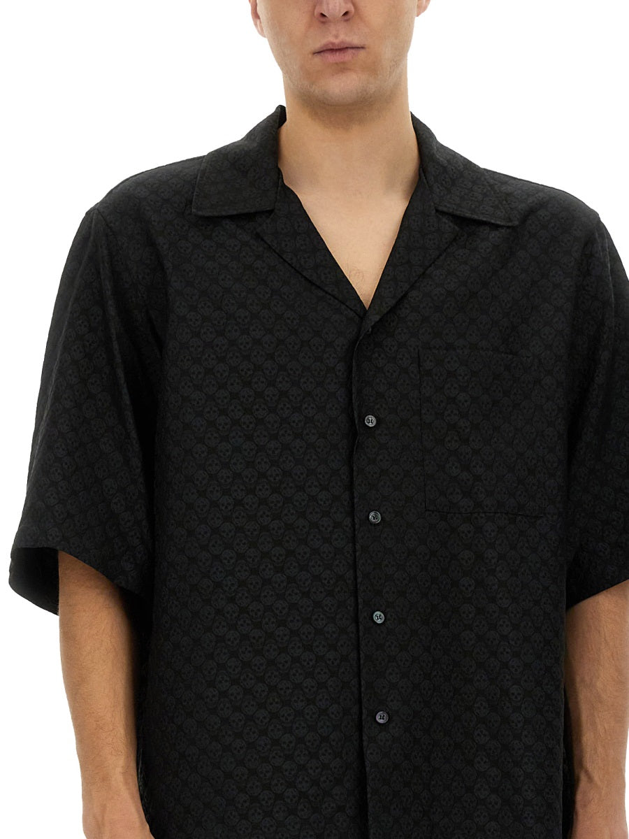 Alexander Mcqueen Men "Skull" Pattern Shirt ALEXANDER MCQUEEN