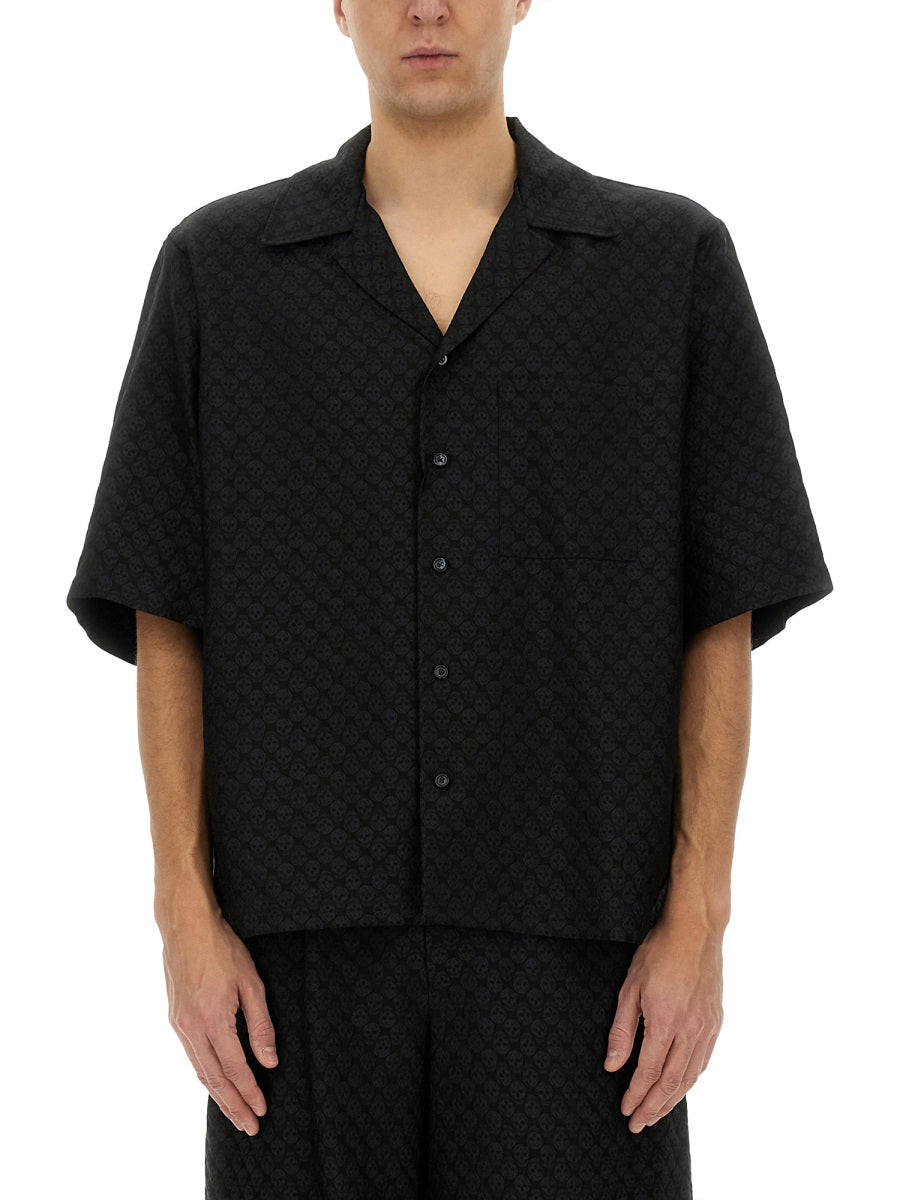 Alexander Mcqueen Men "Skull" Pattern Shirt ALEXANDER MCQUEEN