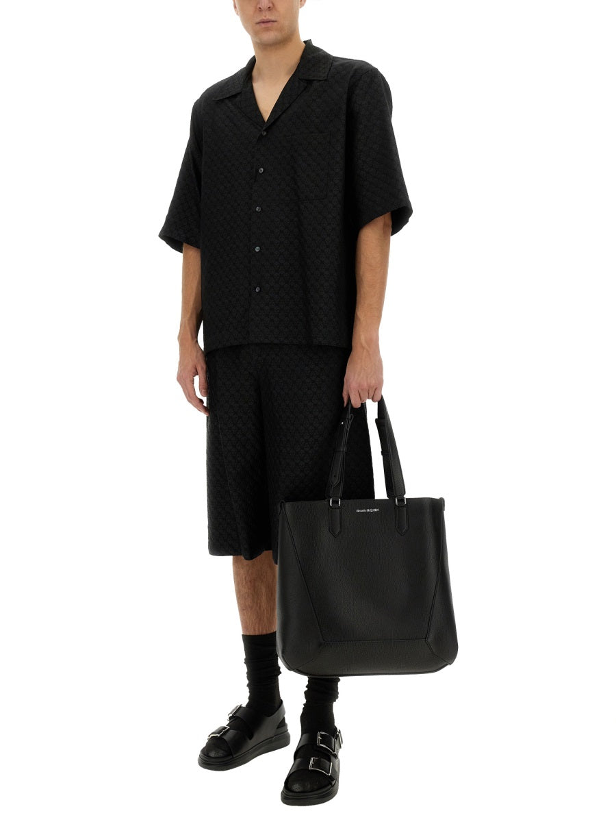 Alexander Mcqueen Men "Skull" Pattern Shirt ALEXANDER MCQUEEN
