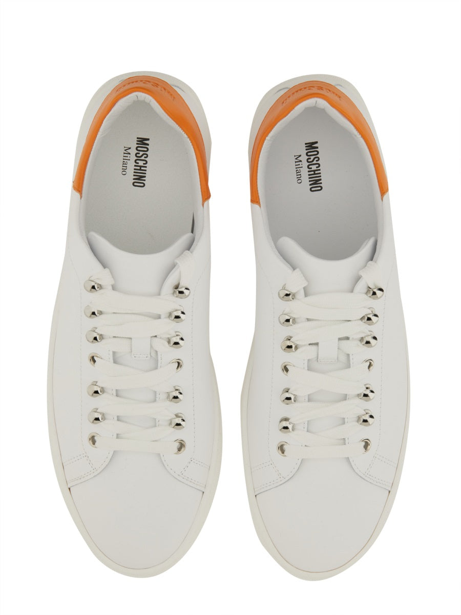 Moschino Men Leather Sneaker MOSCHINO