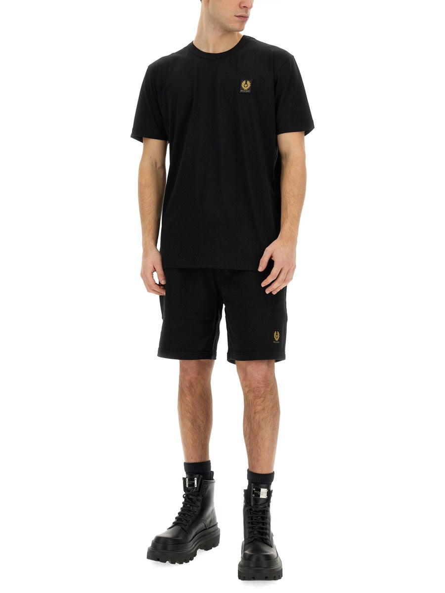 Belstaff Men T-Shirt With Logo Patch
