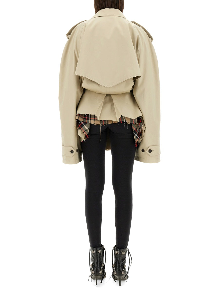 Balenciaga Women Trench Cropped BALENCIAGA