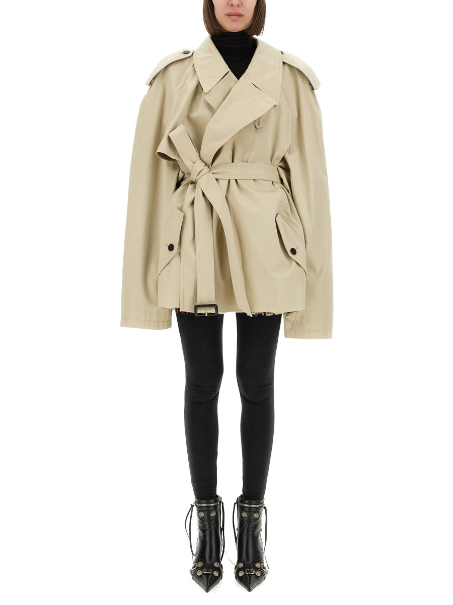 Balenciaga Women Trench Cropped BALENCIAGA