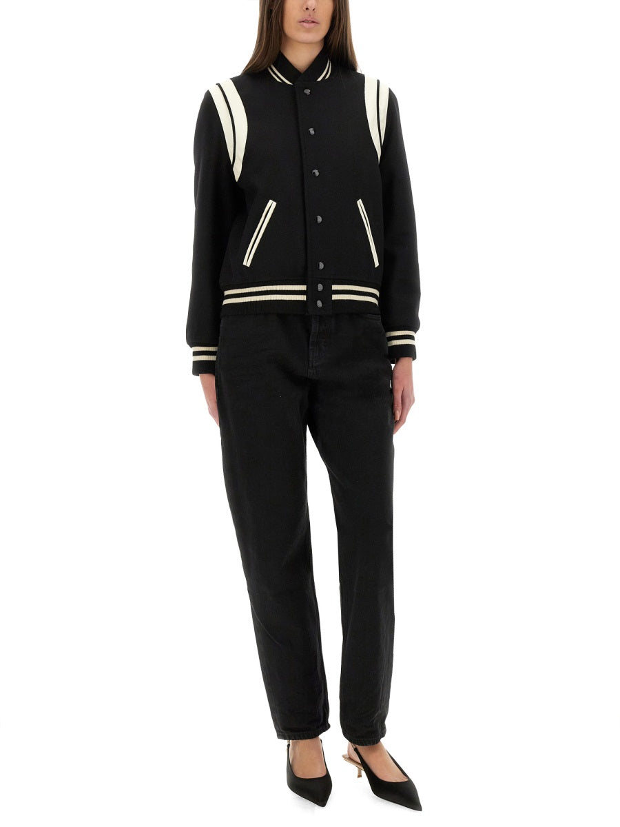 Saint Laurent Women Teddy In Wool SAINT LAURENT