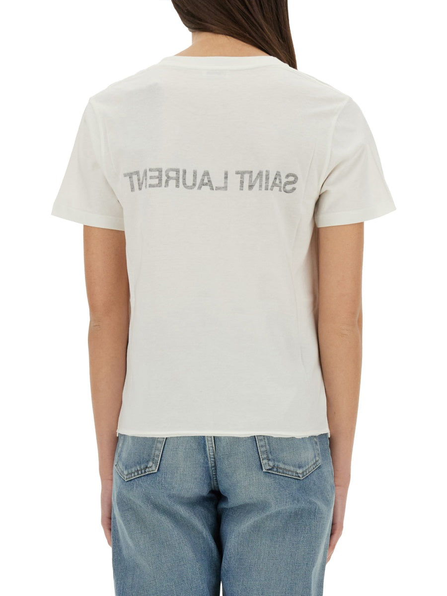 Saint Laurent Women Saint Laurent Reverse T-Shirt SAINT LAURENT