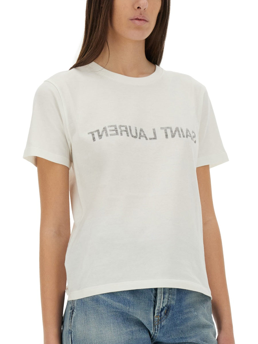 Saint Laurent Women Saint Laurent Reverse T-Shirt SAINT LAURENT