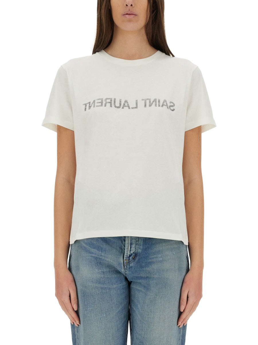 Saint Laurent Women Saint Laurent Reverse T-Shirt SAINT LAURENT