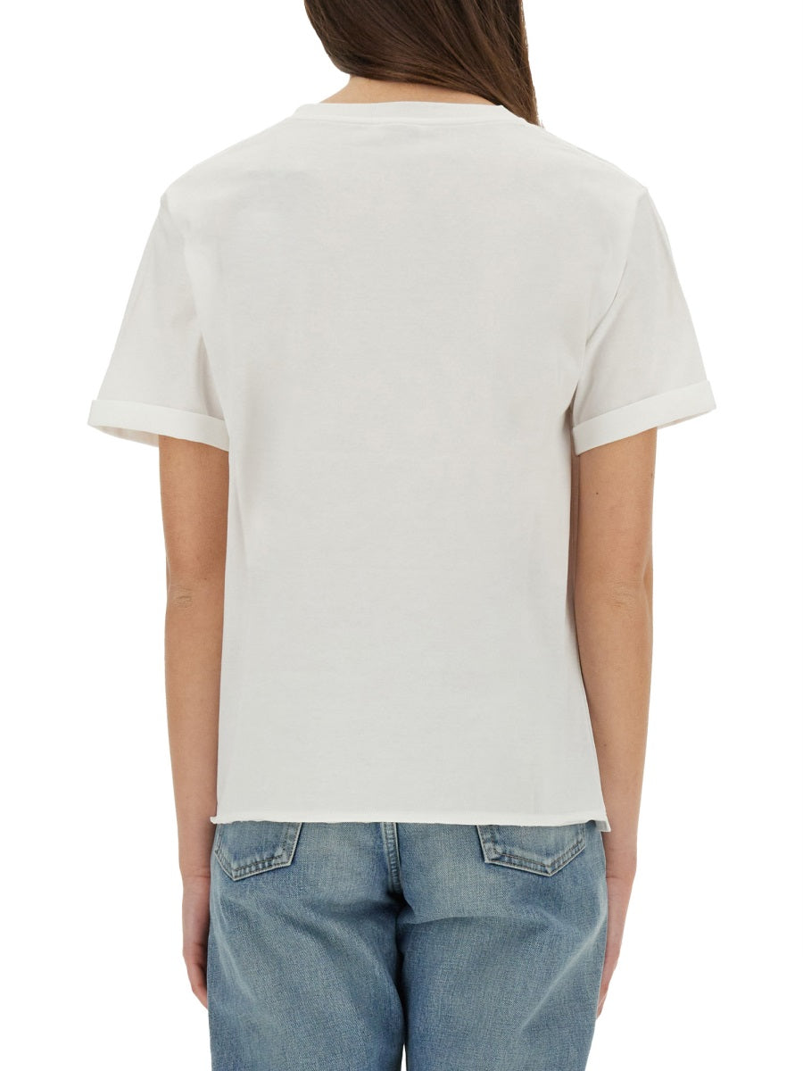 Saint Laurent Women Boyfriend T-Shirt SAINT LAURENT