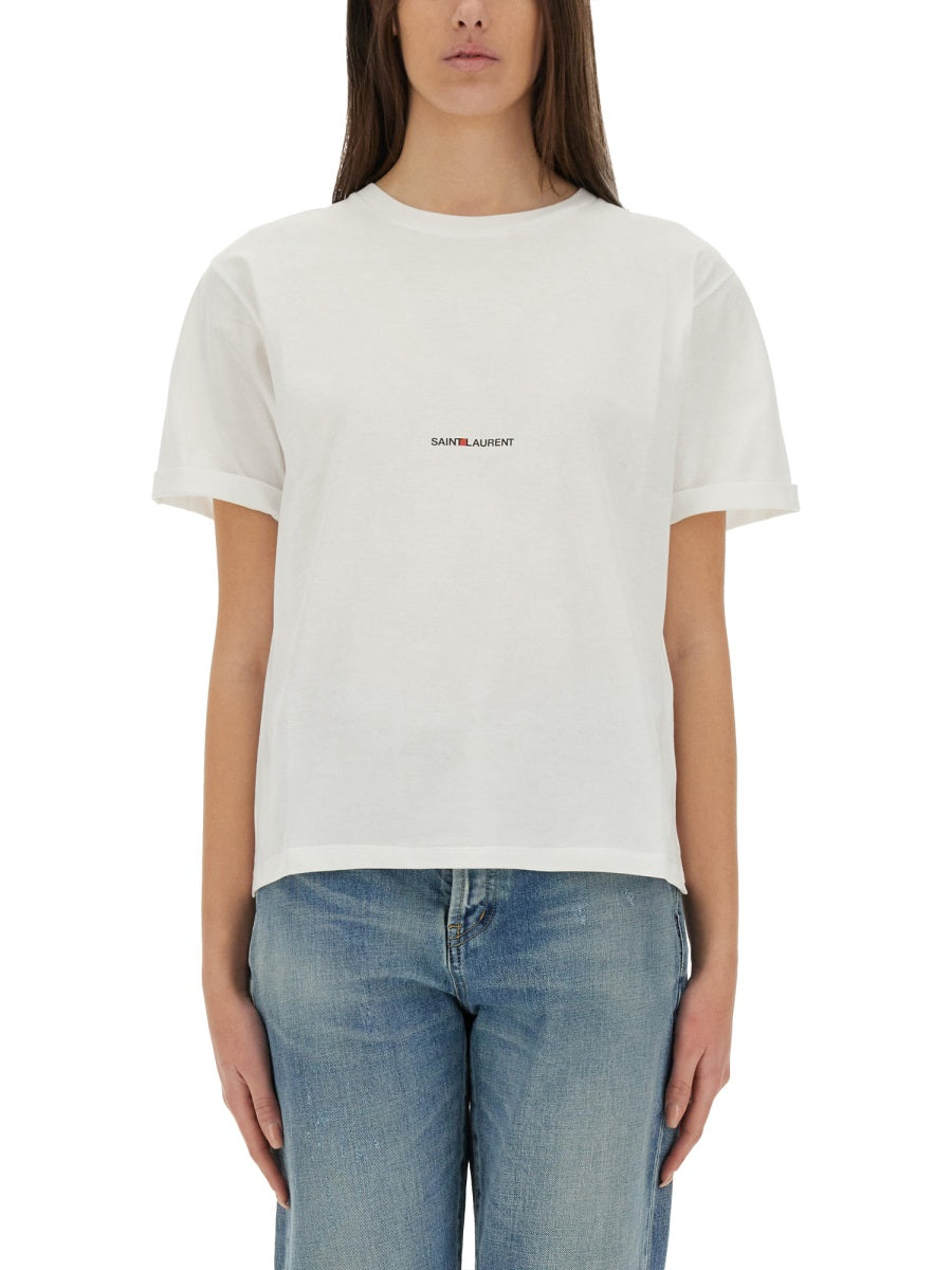 Saint Laurent Women Boyfriend T-Shirt SAINT LAURENT