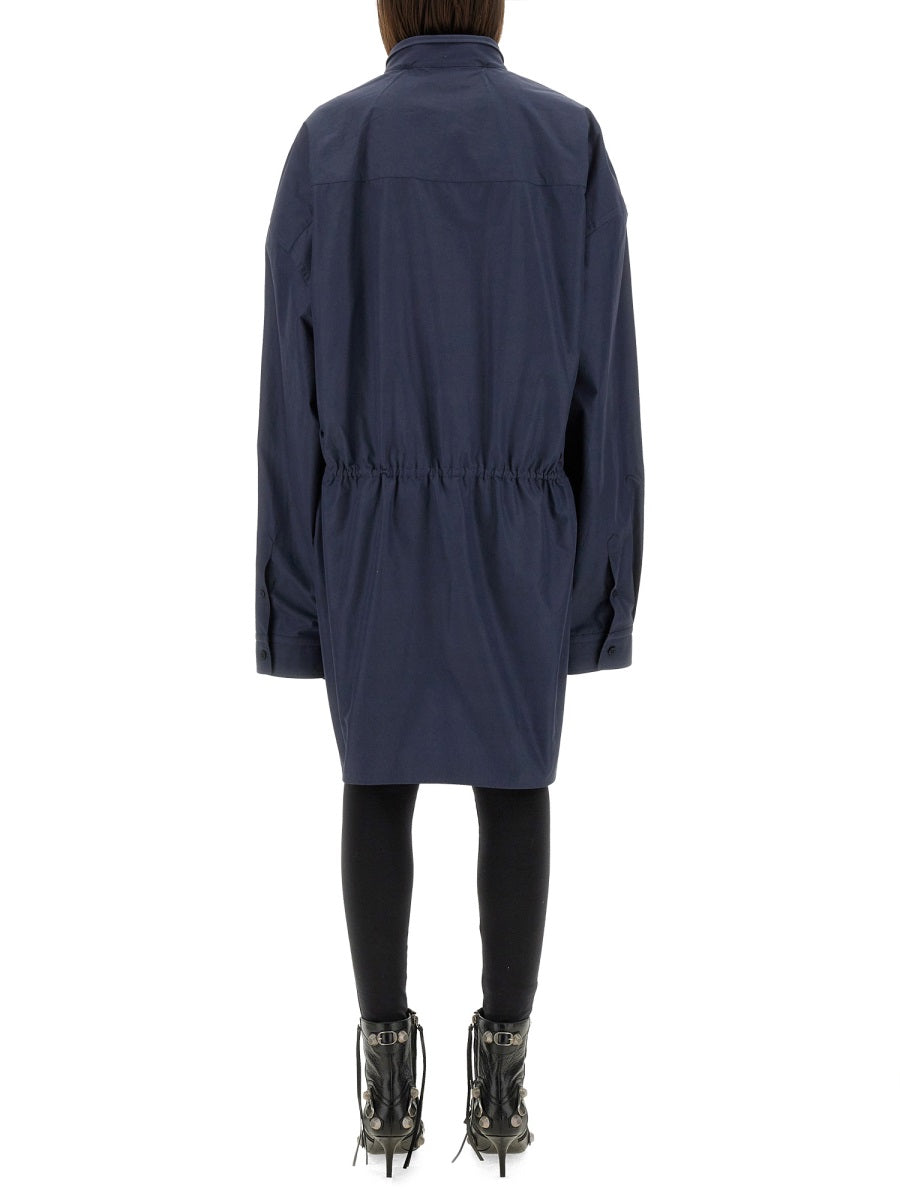 Balenciaga Women Mini Shirt Style Dress BALENCIAGA