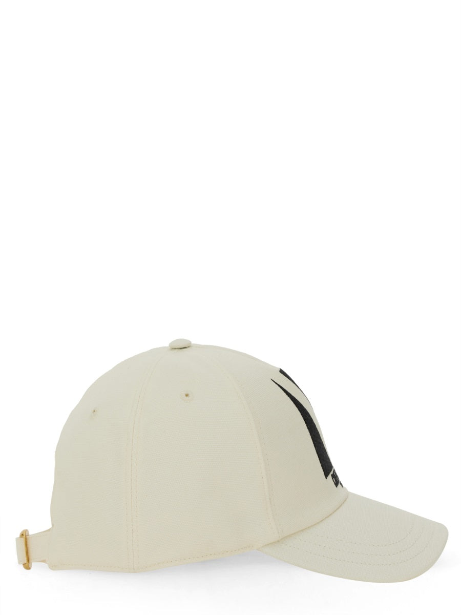 Valentino Garavani Men "Chez Valentino" Embroidered Baseball Cap VALENTINO GARAVANI