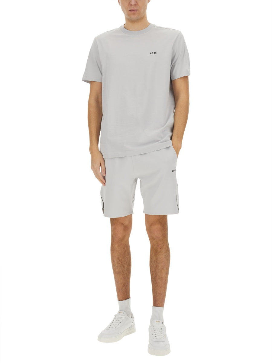 Boss Men Technical Fabric Bermuda Shorts BOSS