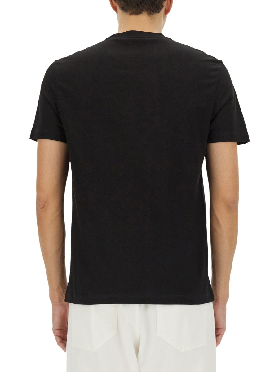 Versace Men T-Shirt With '90S Vintage Embroidered Logo VERSACE