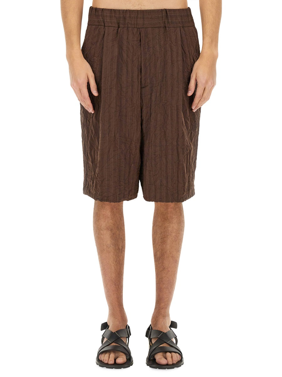 Dries Van Noten Men Short Pleated DRIES VAN NOTEN
