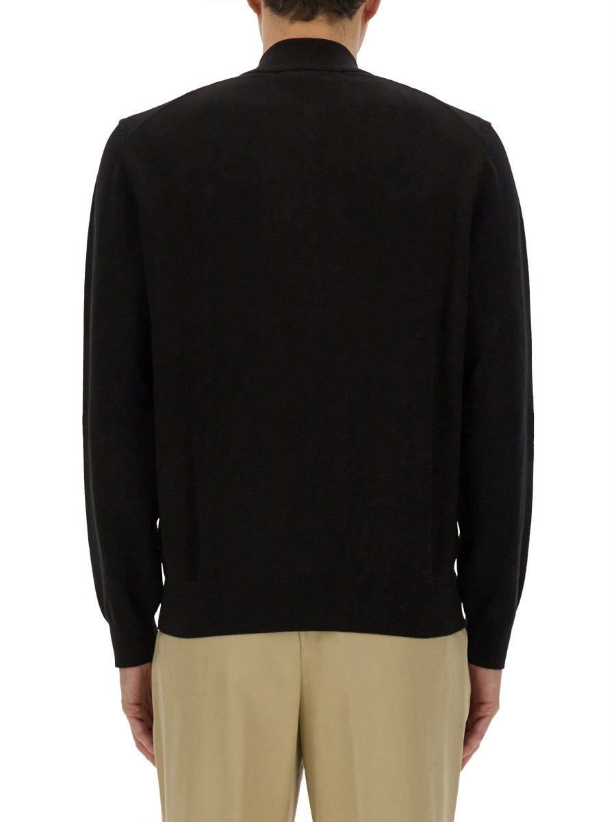Boss Men Shirt With Zip. BOSS