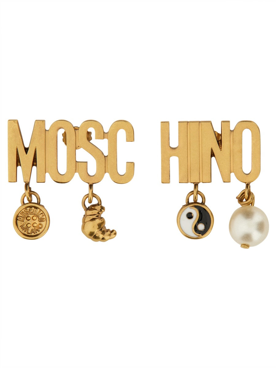 Moschino Women Logo Earrings MOSCHINO