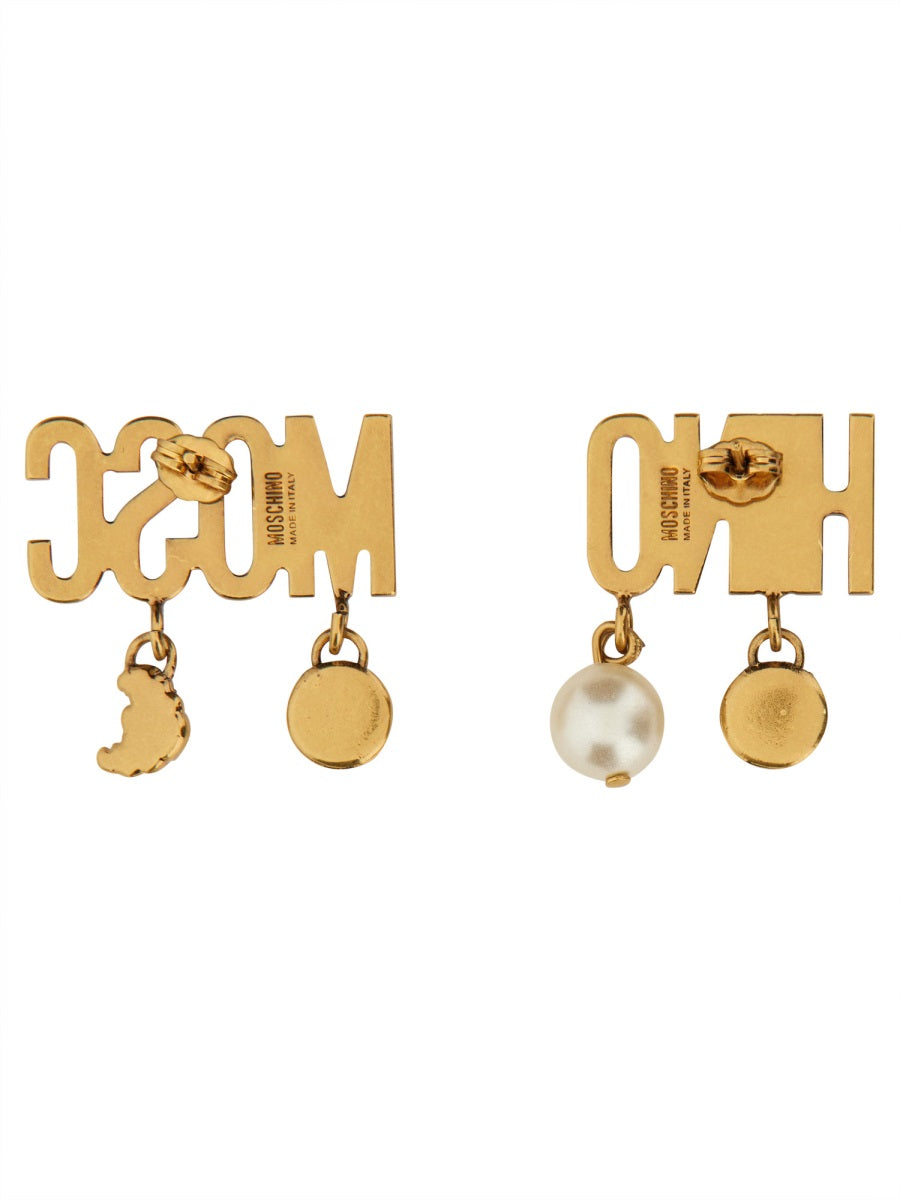Moschino Women Logo Earrings MOSCHINO