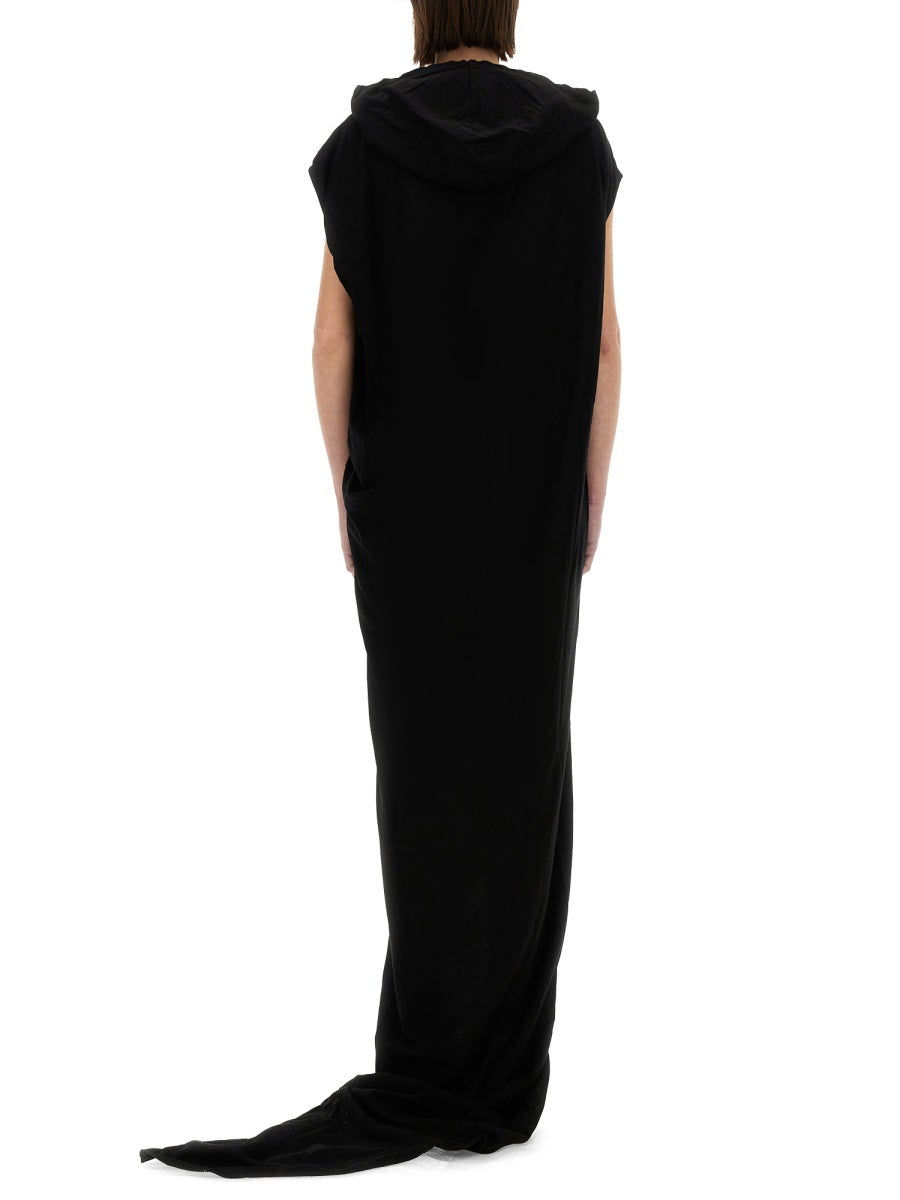 Rick Owens Drkshdw Women Long Dress With Hood RICK OWENS