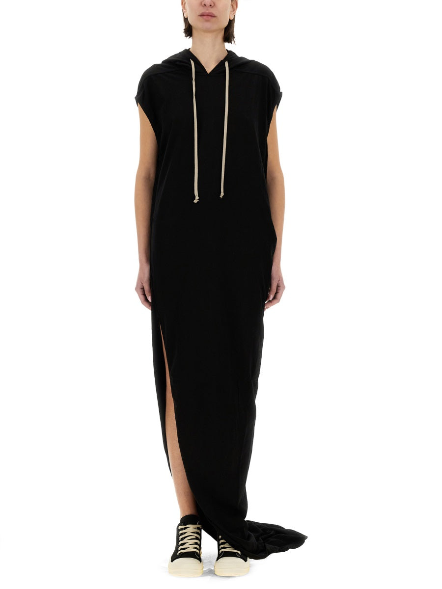 Rick Owens Drkshdw Women Long Dress With Hood RICK OWENS