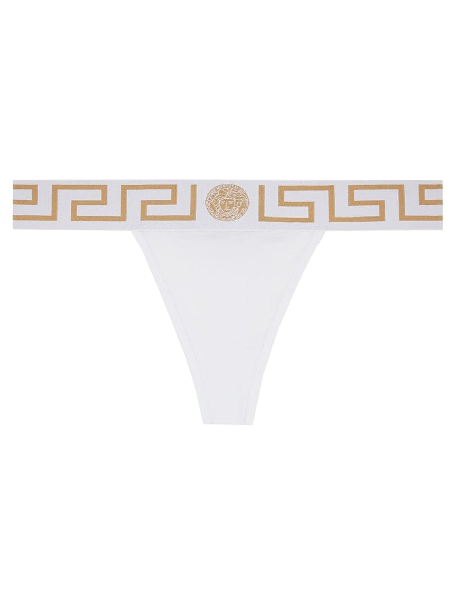 Versace Women Cotton Jersey Thong VERSACE