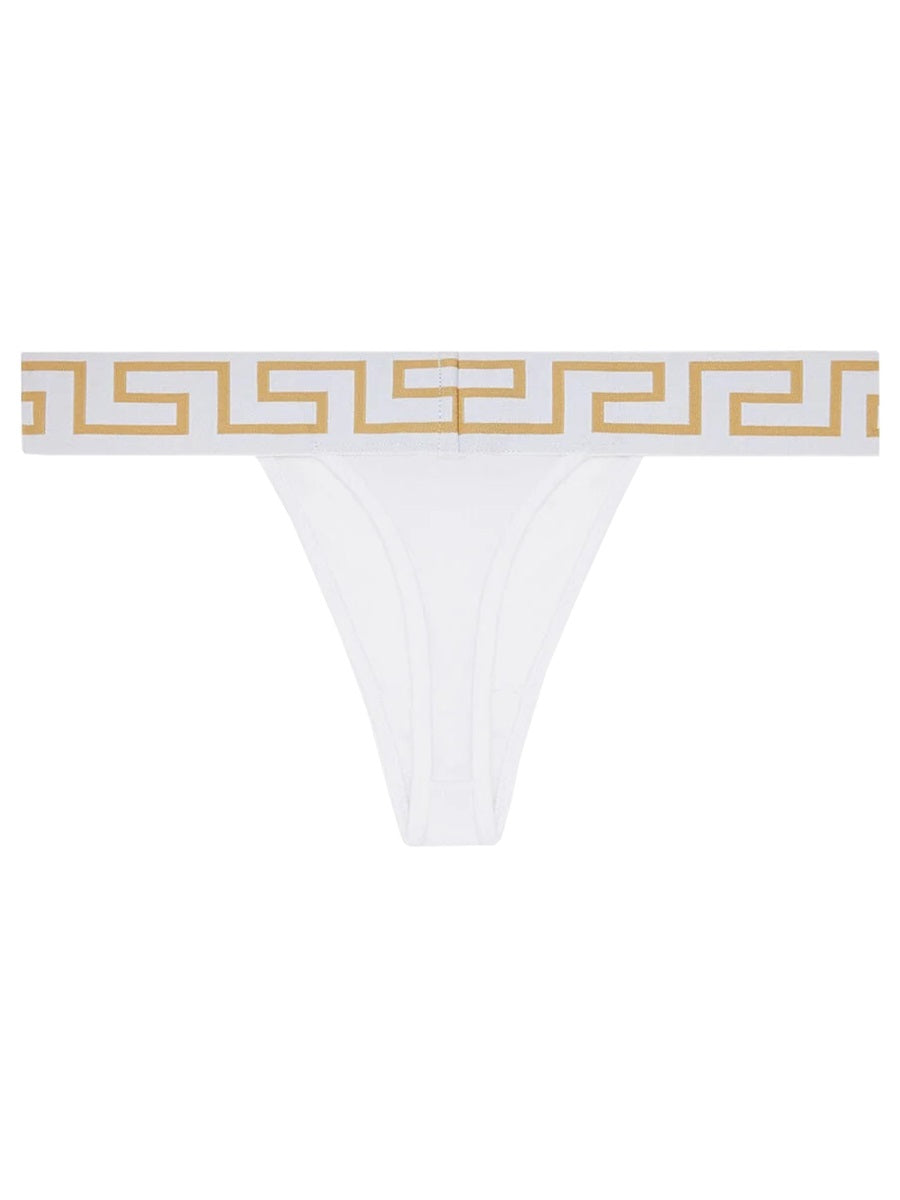 Versace Women Cotton Jersey Thong VERSACE