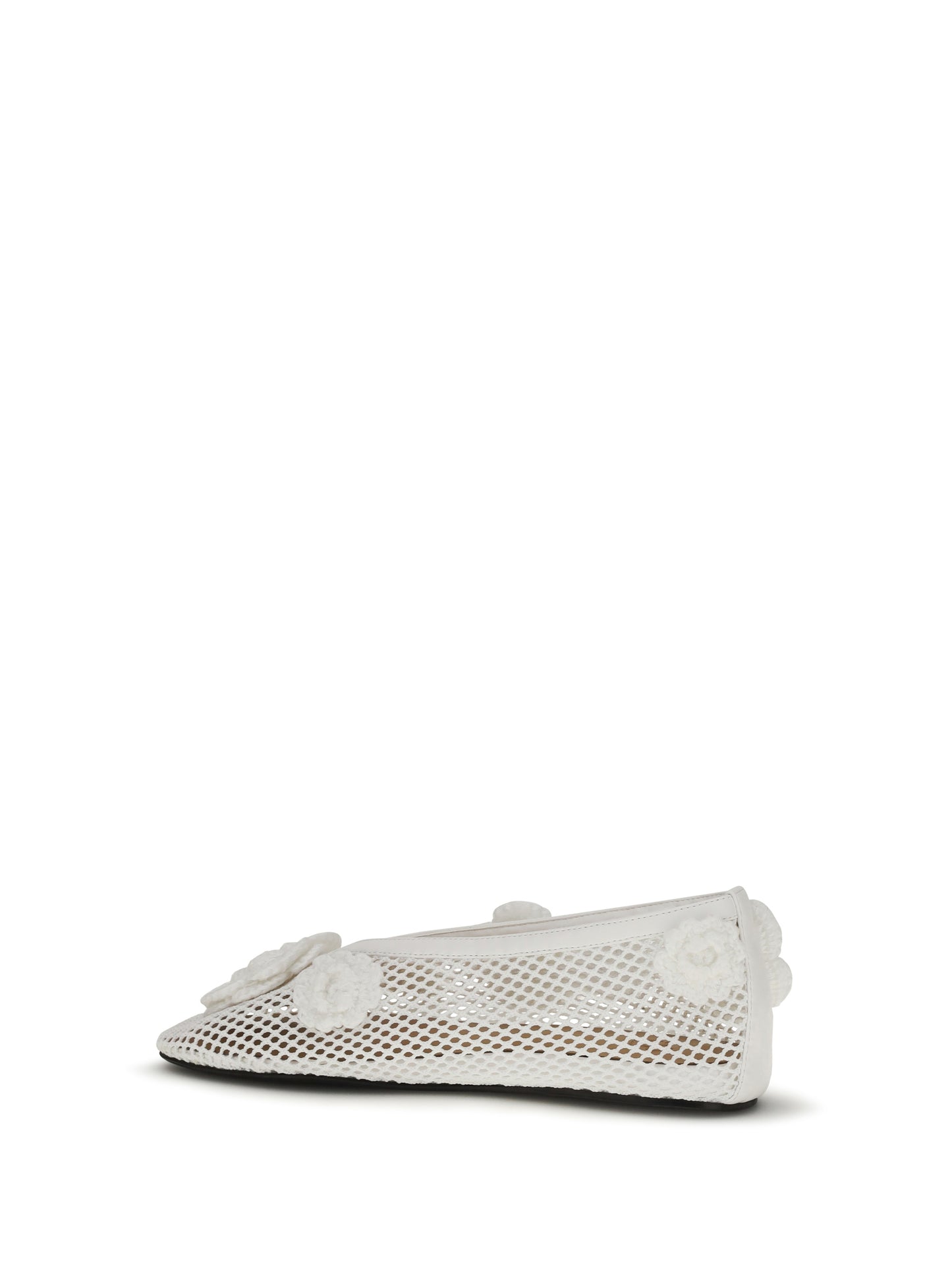 Ganni Women Jenny Mesh Ballerinas GANNI