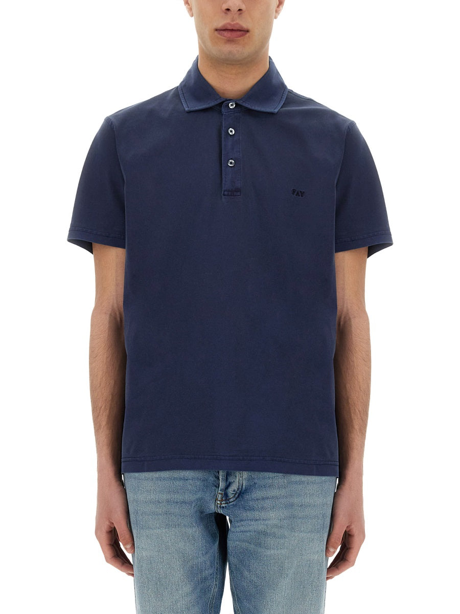 Fay Men Jersey Polo. FAY