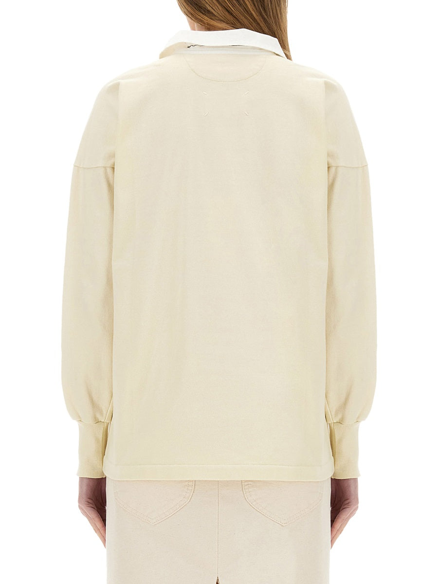 Maison Margiela Women Polo Shirt With Print MAISON MARGIELA