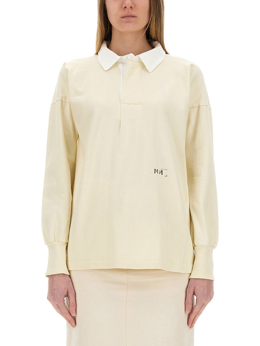 Maison Margiela Women Polo Shirt With Print MAISON MARGIELA